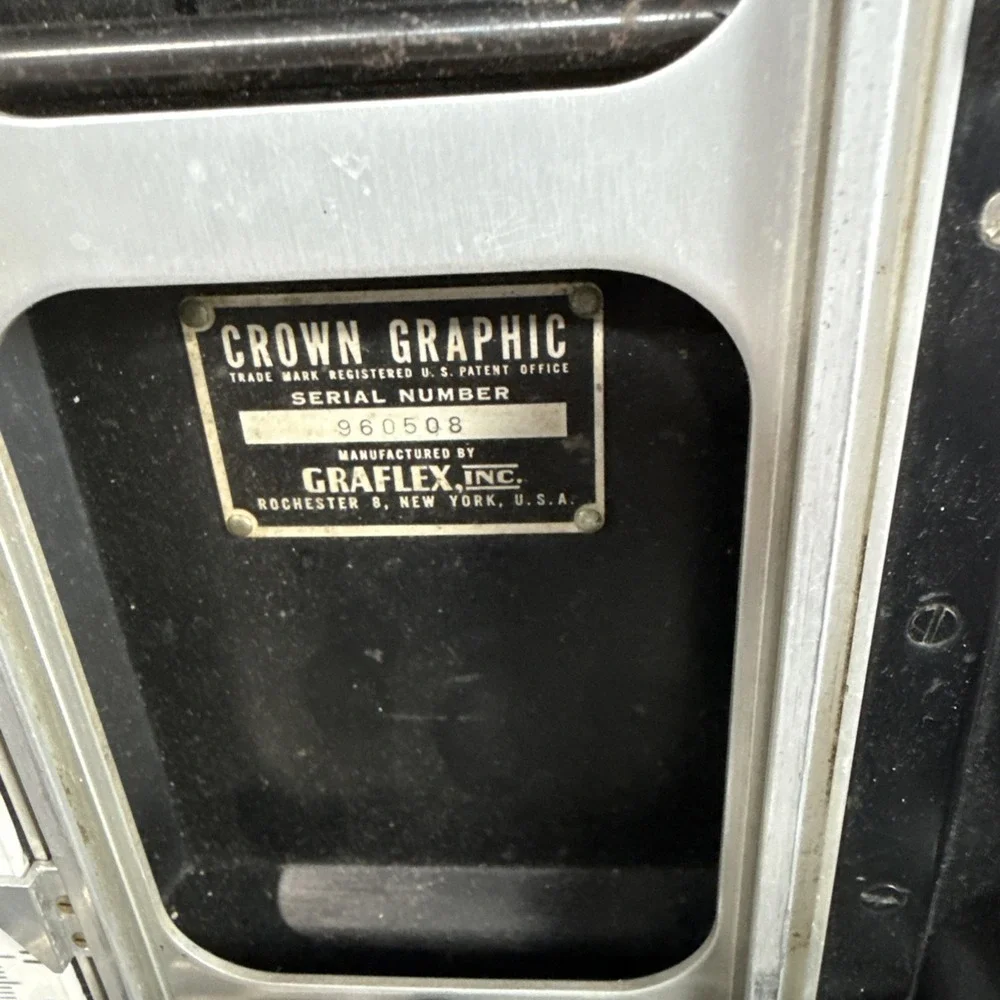 Antique Graflex Crown Graphic 4x5 Large Format Film Camera JAPAN Untested